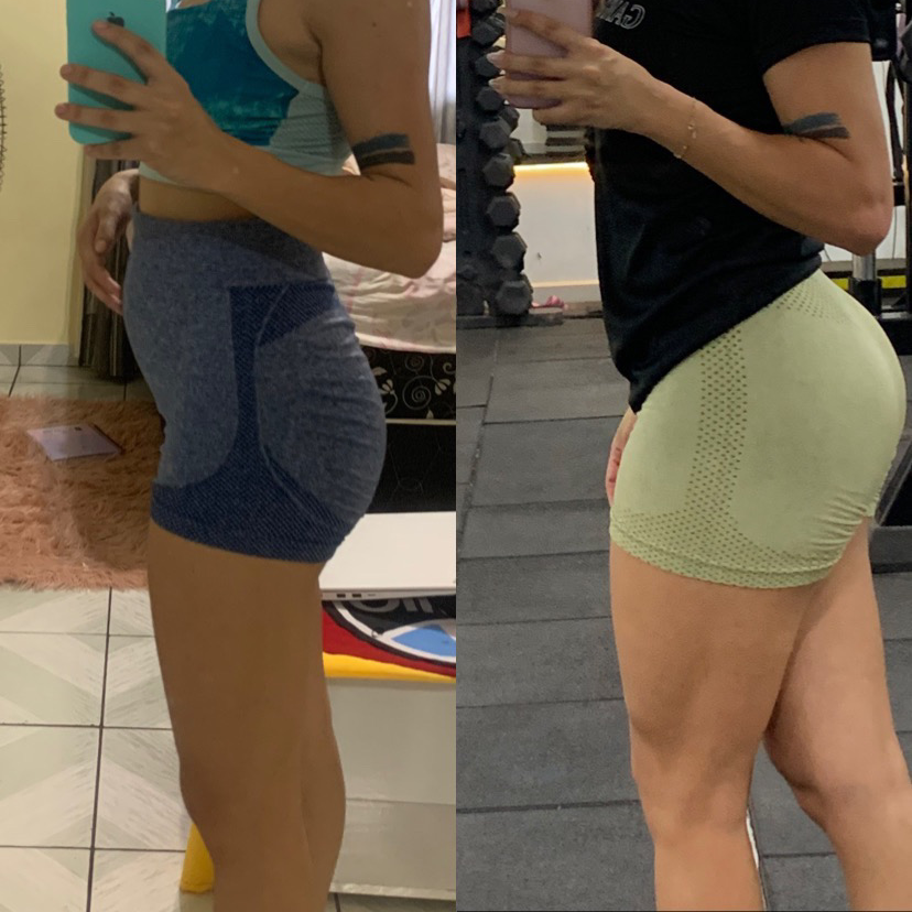 Antes e depois de aluno(a) Timm Personal, transformação 1